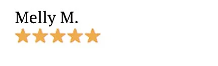 Ghost Sedan testimonial by Melly M.