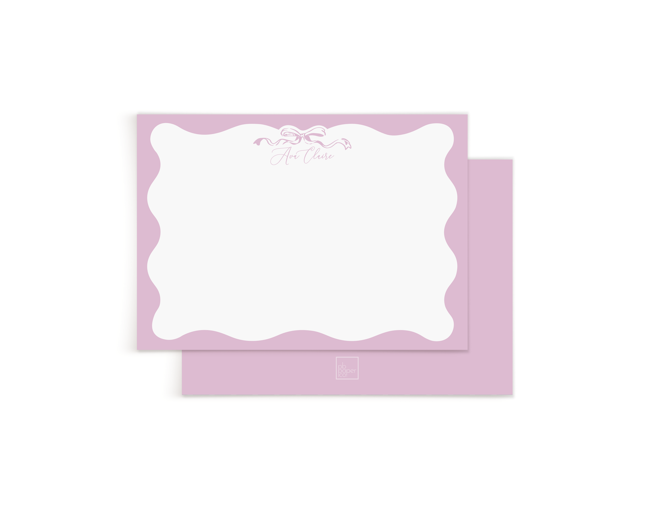 Baby Bow Stationery