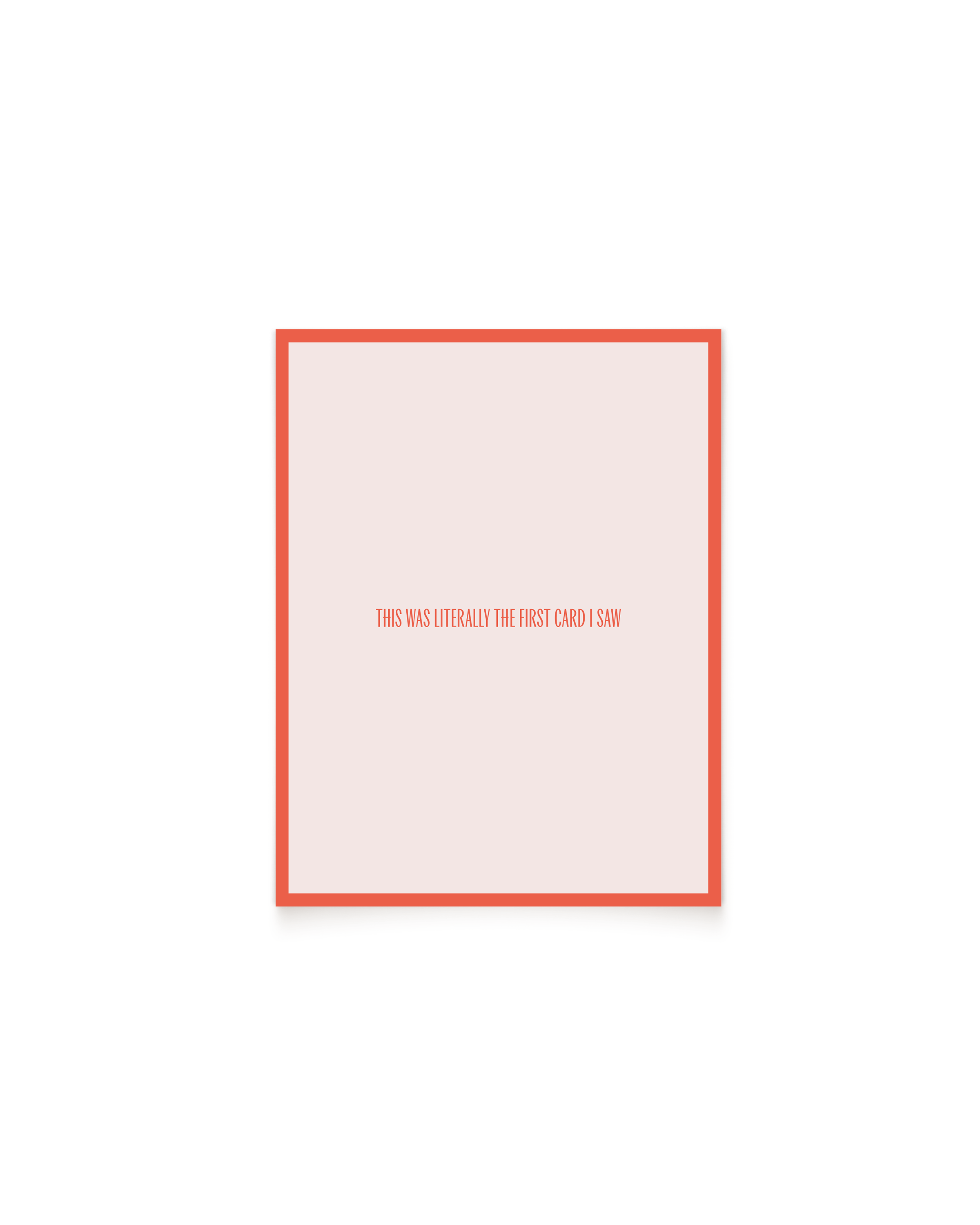 This Is Literally The First Card I Saw