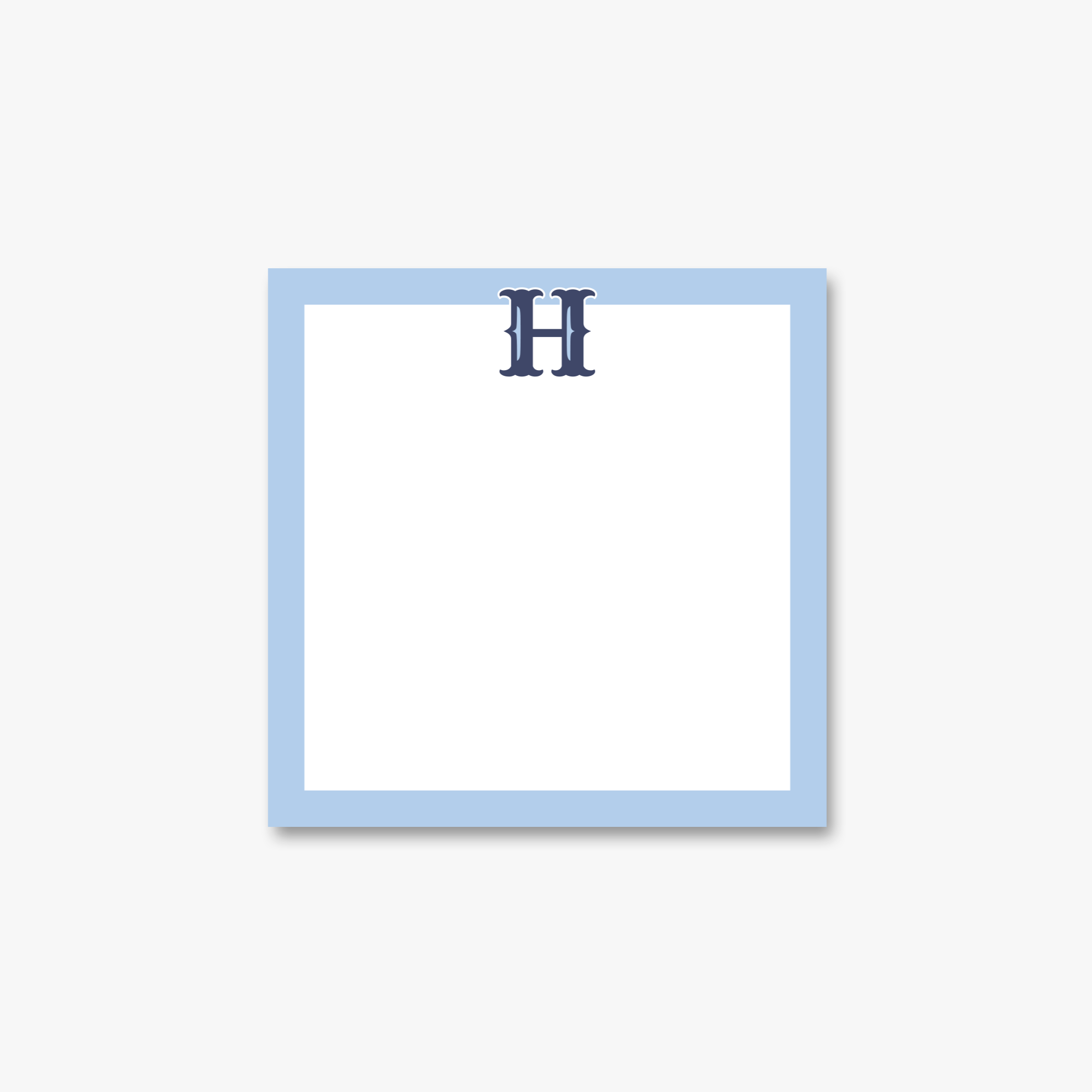 Large Initial Notepad