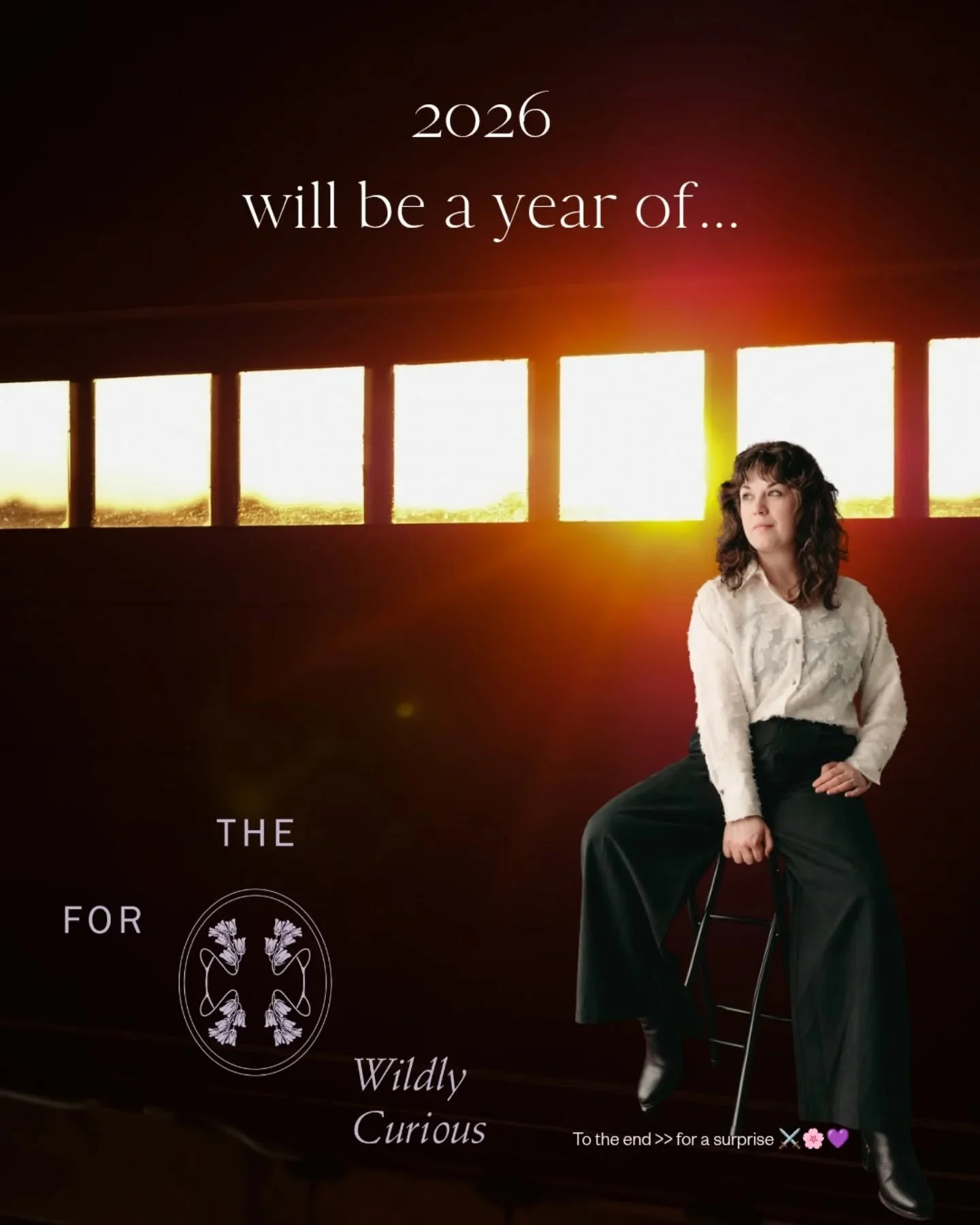 2026 | the year of working less and maximizing our community care ⚔️🌸💜

2025 invited me to shed some old identities and limiting beliefs about the value I bring to the table. The growth has been immense and I'm so grateful to be in a place where I 