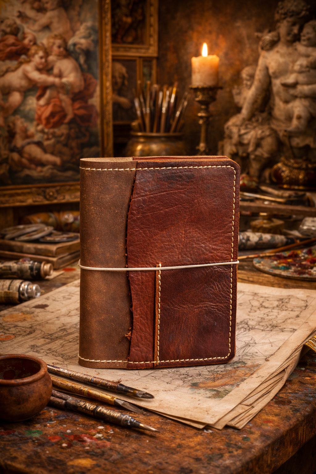 B6 Leather Slipcover in Soft Oil-Tanned Leather | Leather Quill Original (Ready to Ship)