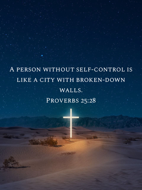 Daily Reflections with Ana — Proverbs 25:28