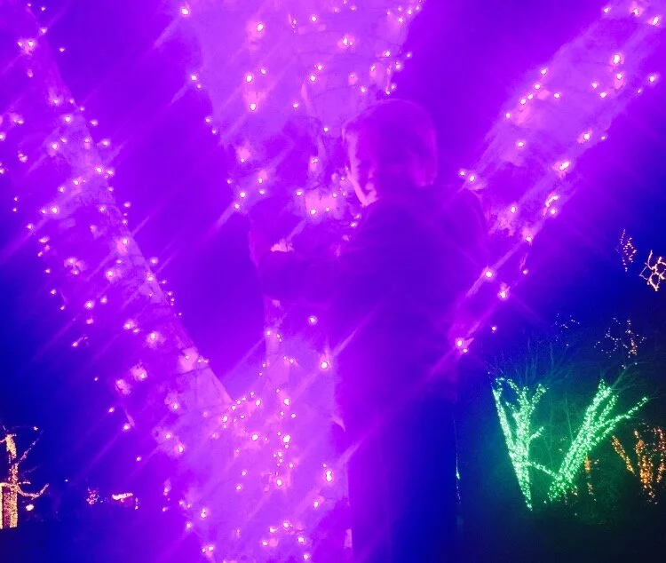 Kase at Cheekwood Botanical Garden's Holiday Light&nbsp;Show 12/14/15 in Nashville.&nbsp;Xx Jewel