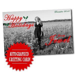 Save 20% off Everything in the Store + Autographed Holiday Card from Jewel!