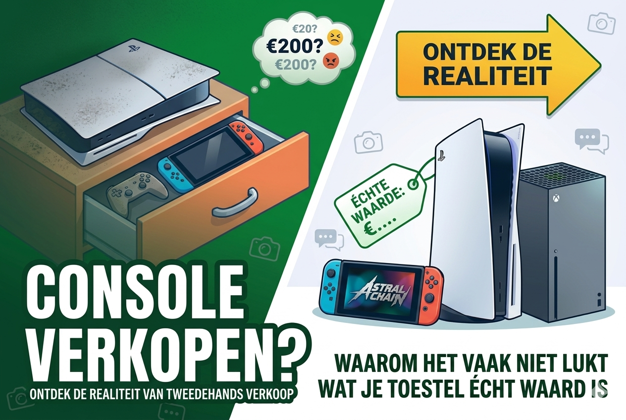 Wat is je console nog waard? De tweedehandsmarkt is niet zo eenvoudig als hij lijkt