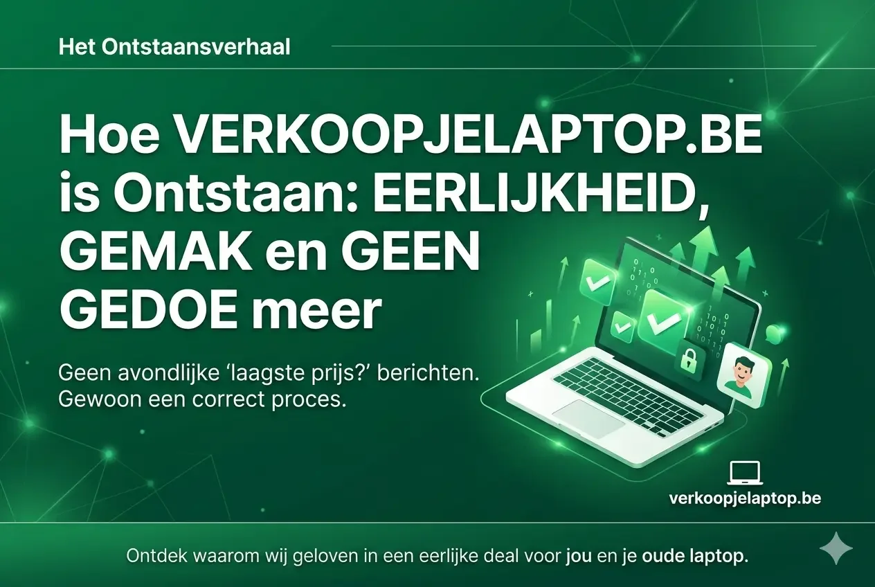 Hoe verkoopjelaptop.be is ontstaan