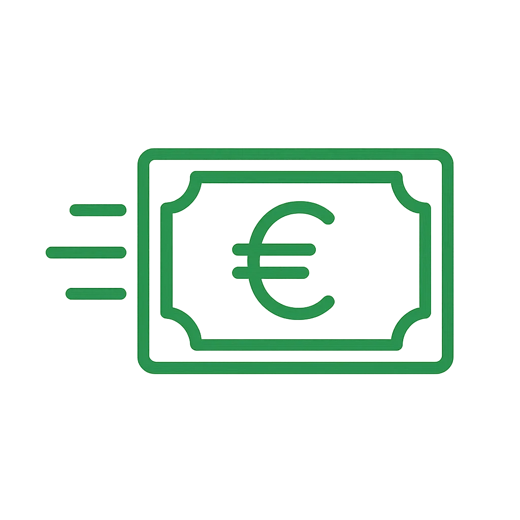 Snelle uitbetaling product verkopen