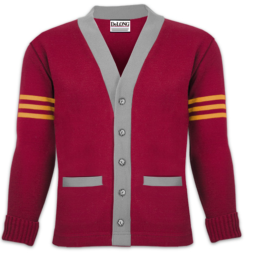 BANNING LEWIS ALTERNATE CARDIGAN  LETTER SWEATER