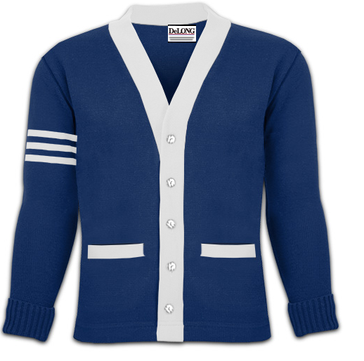 FOUNTAIN FT CARSON CARDIGAN LETTER SWEATER