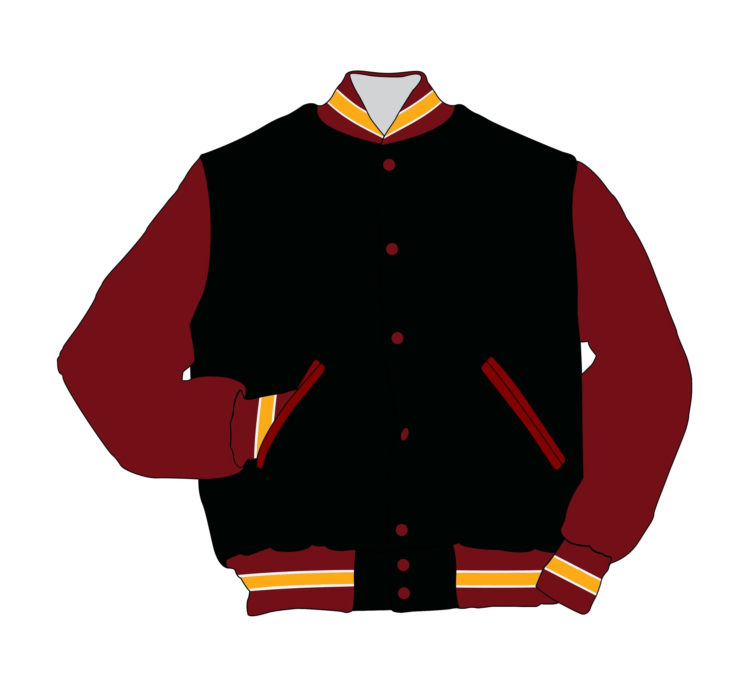 BANNING LEWIS HIGH SCHOOL LETTER JACKET-BLK/CARD
