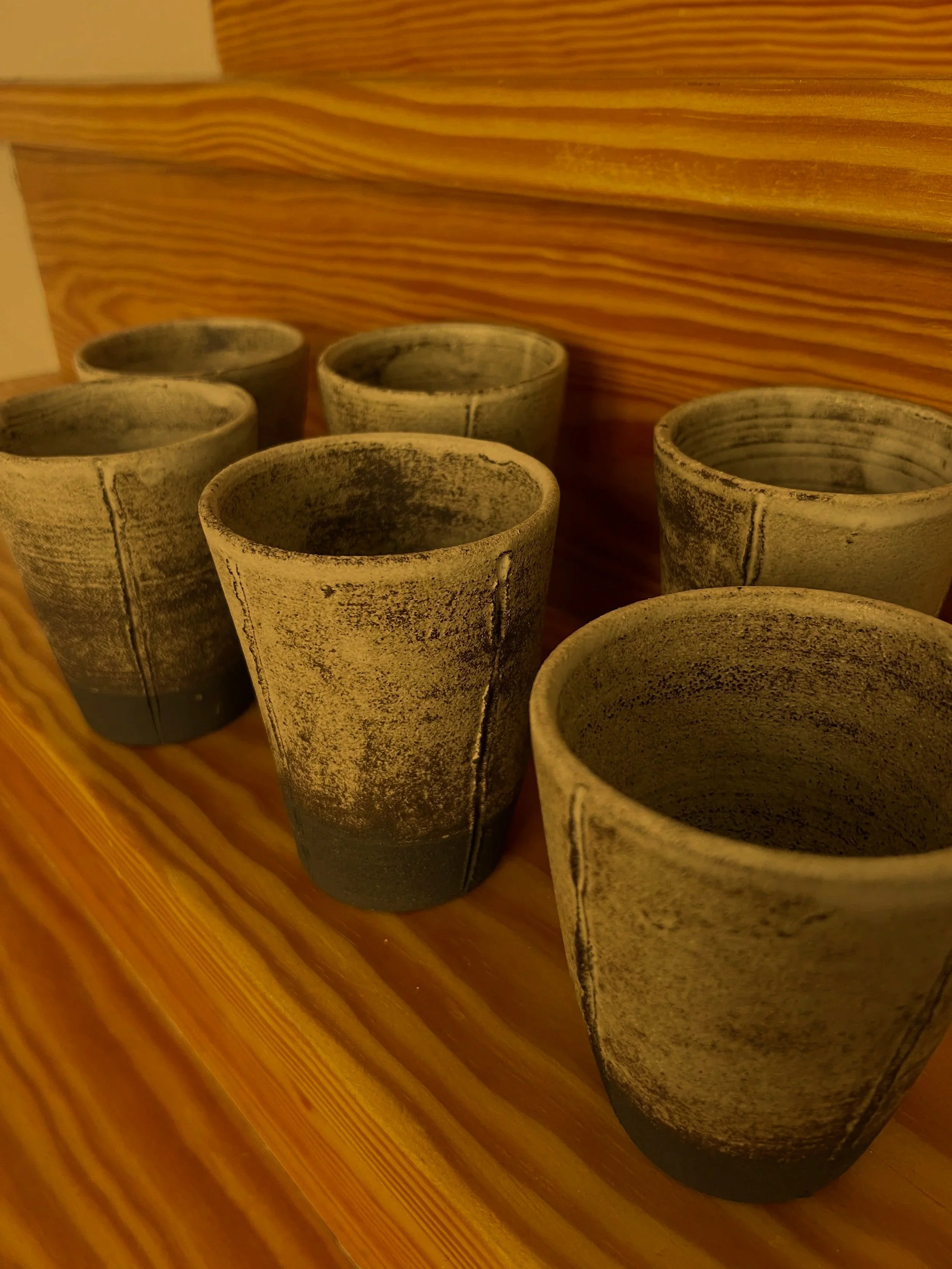 My finished pieces hold the land, energy, and stories of my Azorean family.