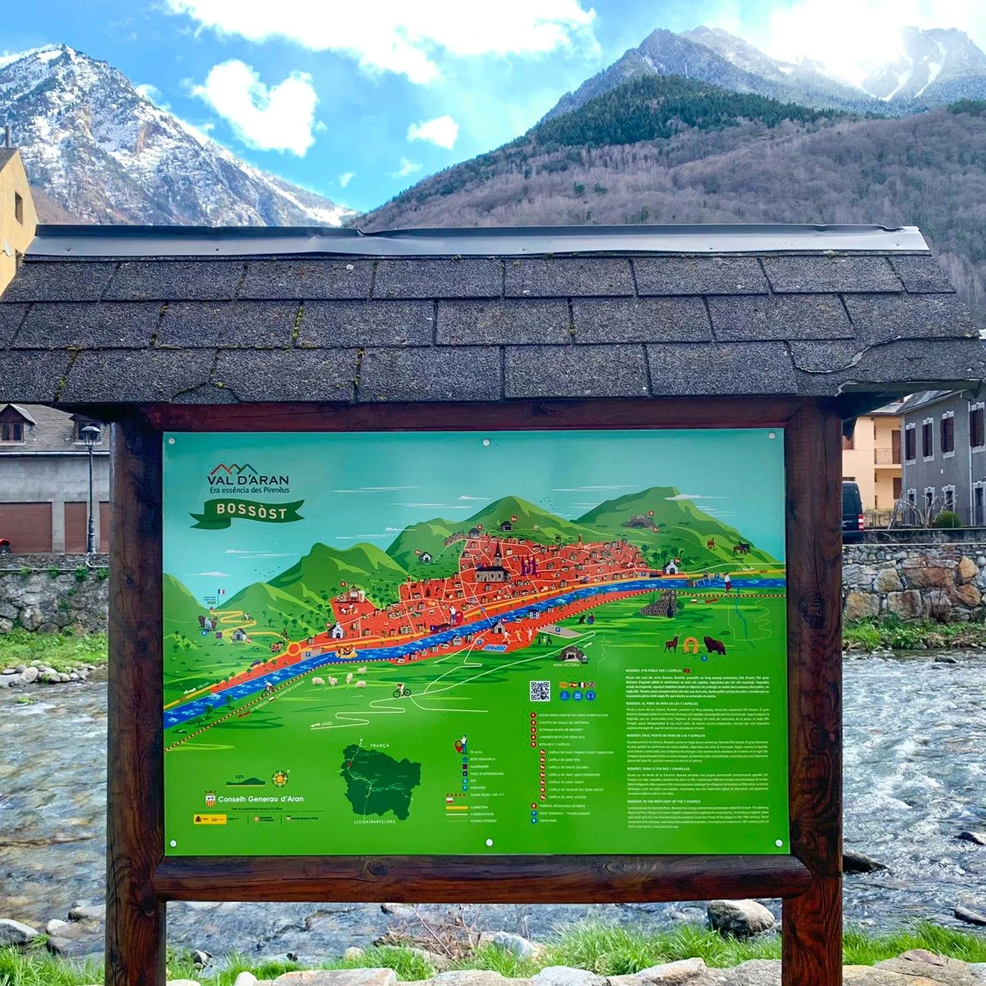 🇬🇧 Exploring the heart of Val d&rsquo;Aran through the details that make it unforgettable.
From the colour of its villages to the rhythm of its landscapes, every corner tells a story worth seeing and sharing.
These places are more than dots on a ma