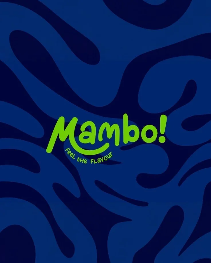 Feel the flavour &mdash; that&rsquo;s the spirit of Mambo!
This design brings the energy of blueberries to life through colour, rhythm, and flow.
Playful curves and vibrant contrasts create a look that feels as dynamic as the brand itself.
Because be