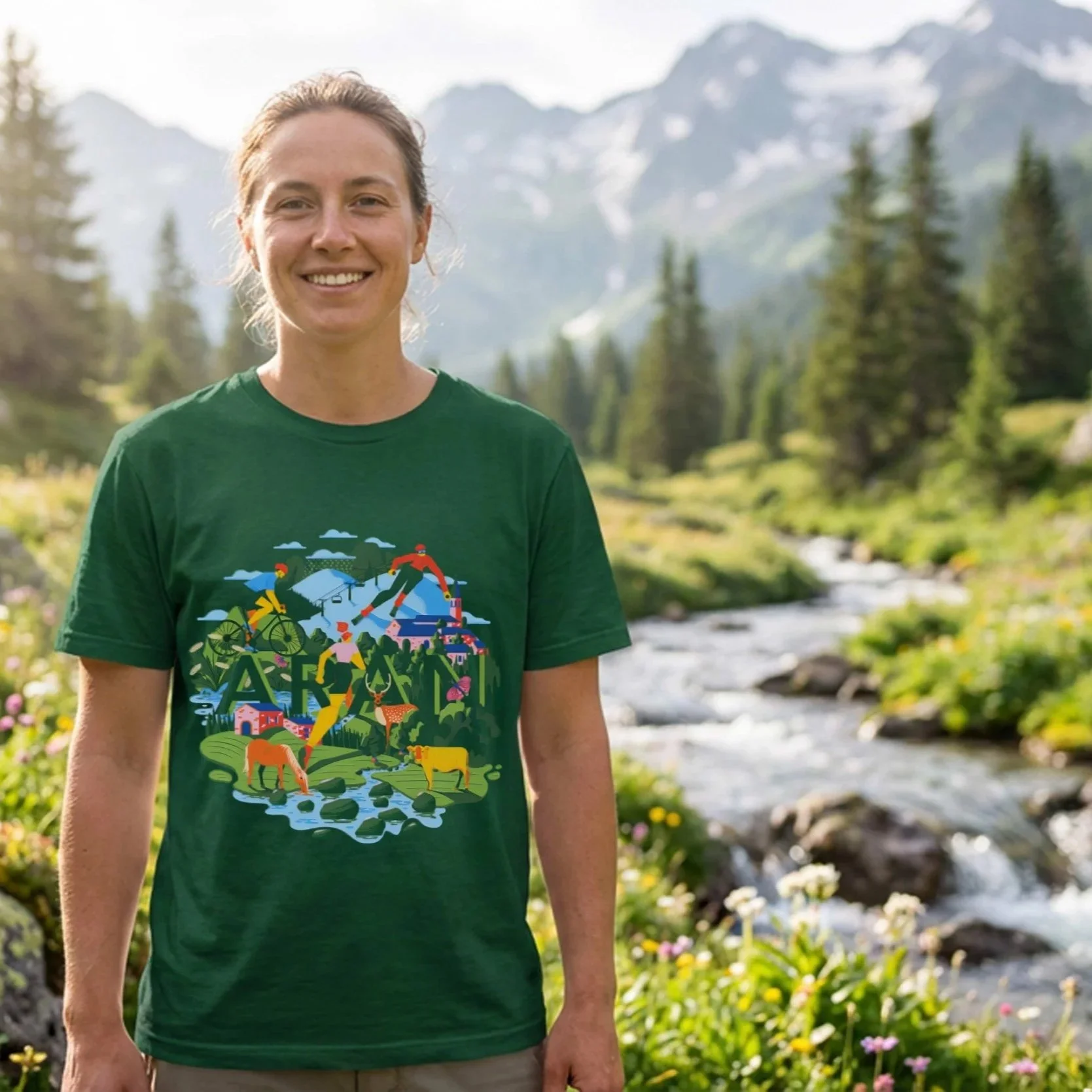 merchandising illustration design t-shirt