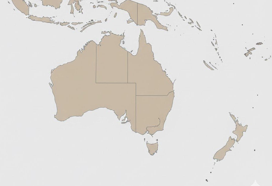 Map of Oceania