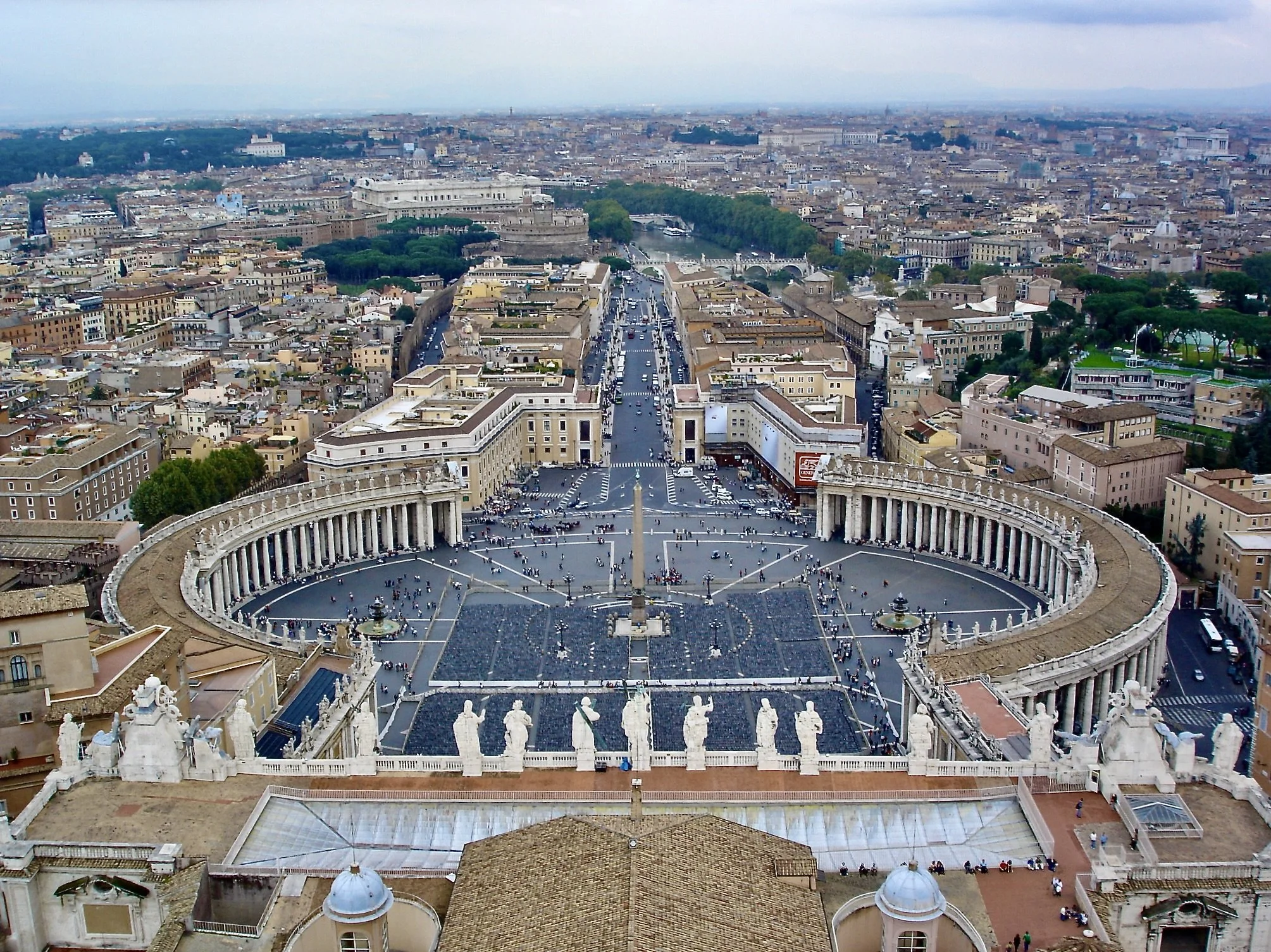 View of Vatican City from St. Paul's Cathedral
