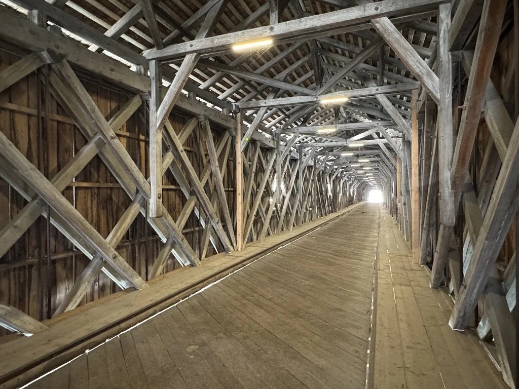 Inside the Alte Rheinbrücke