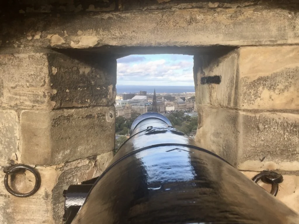 Canon, Edinburgh Castle, Edinburgh, Scotland, United Kingdom