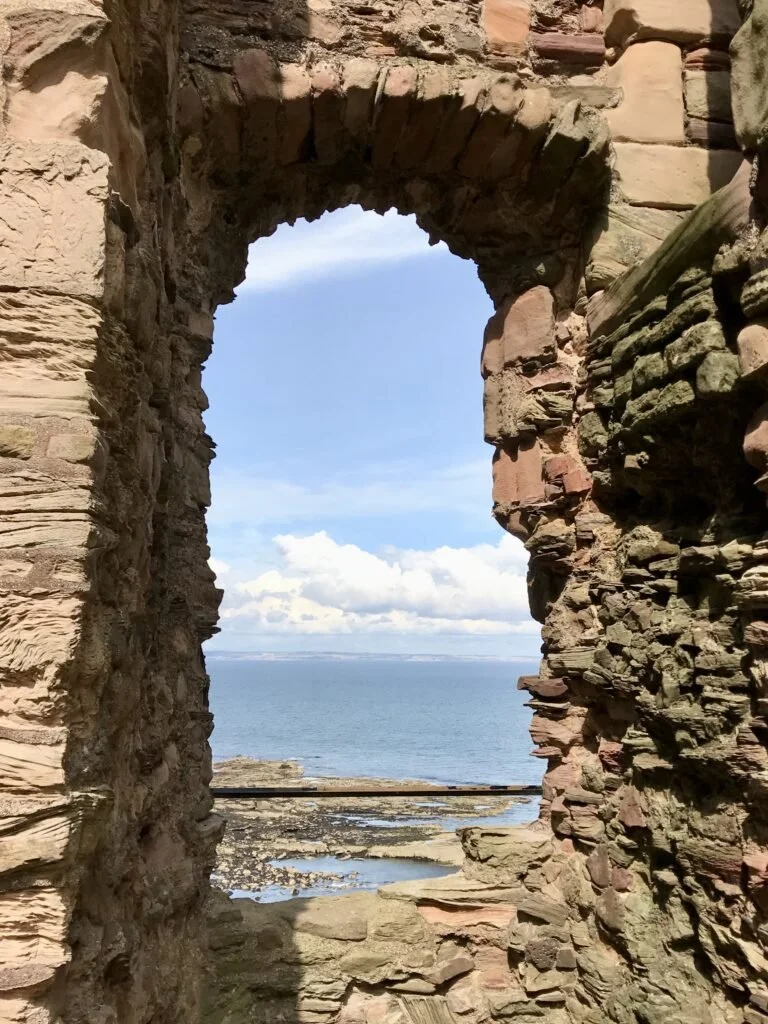 Tantallon Castle, North Berwick, North Sea, Scotland, United Kingdom