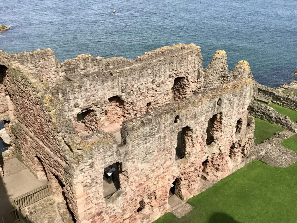 Tantallon Castle, North Berwick, North Sea, Scotland, United Kingdom
