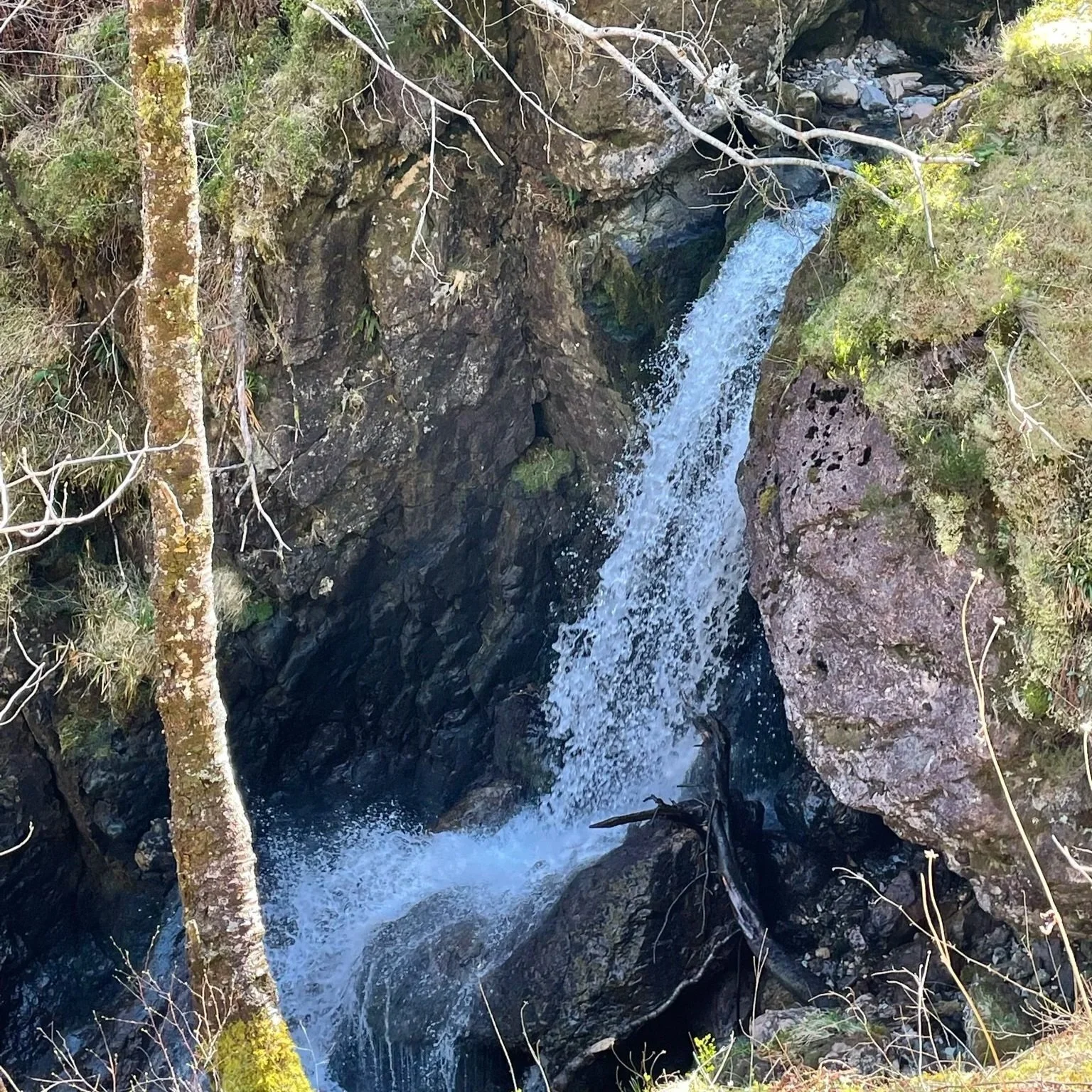 Waterfall in Three Sisters of Glencoe