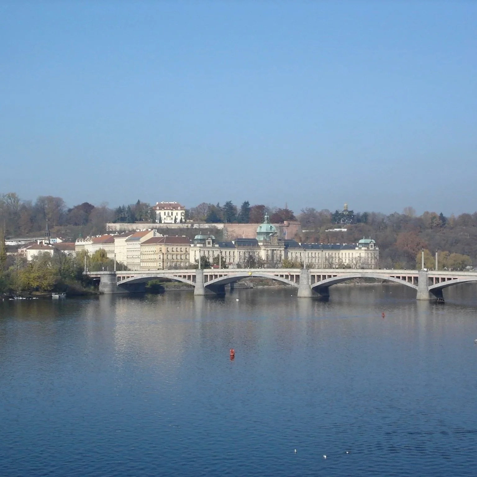  Mánes Bridge over Vltava River