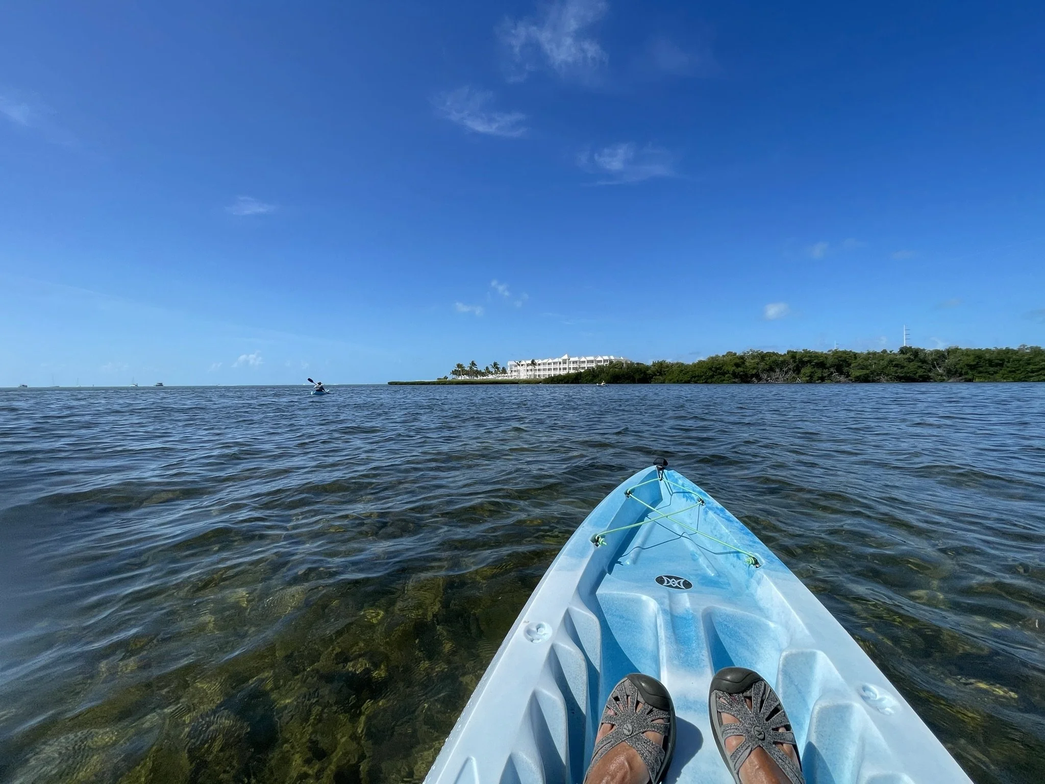 Kayaking from Isla Bella Beach Resort, Marathon, Florida