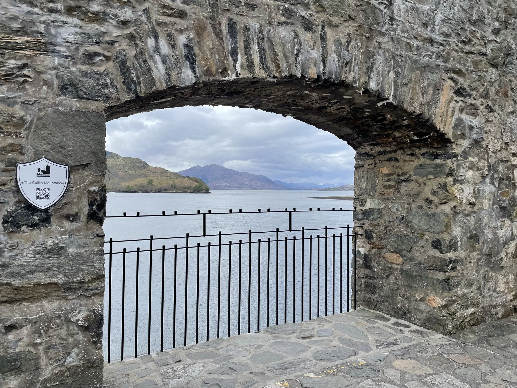 Gate in Interior of Eilean Donan Castle