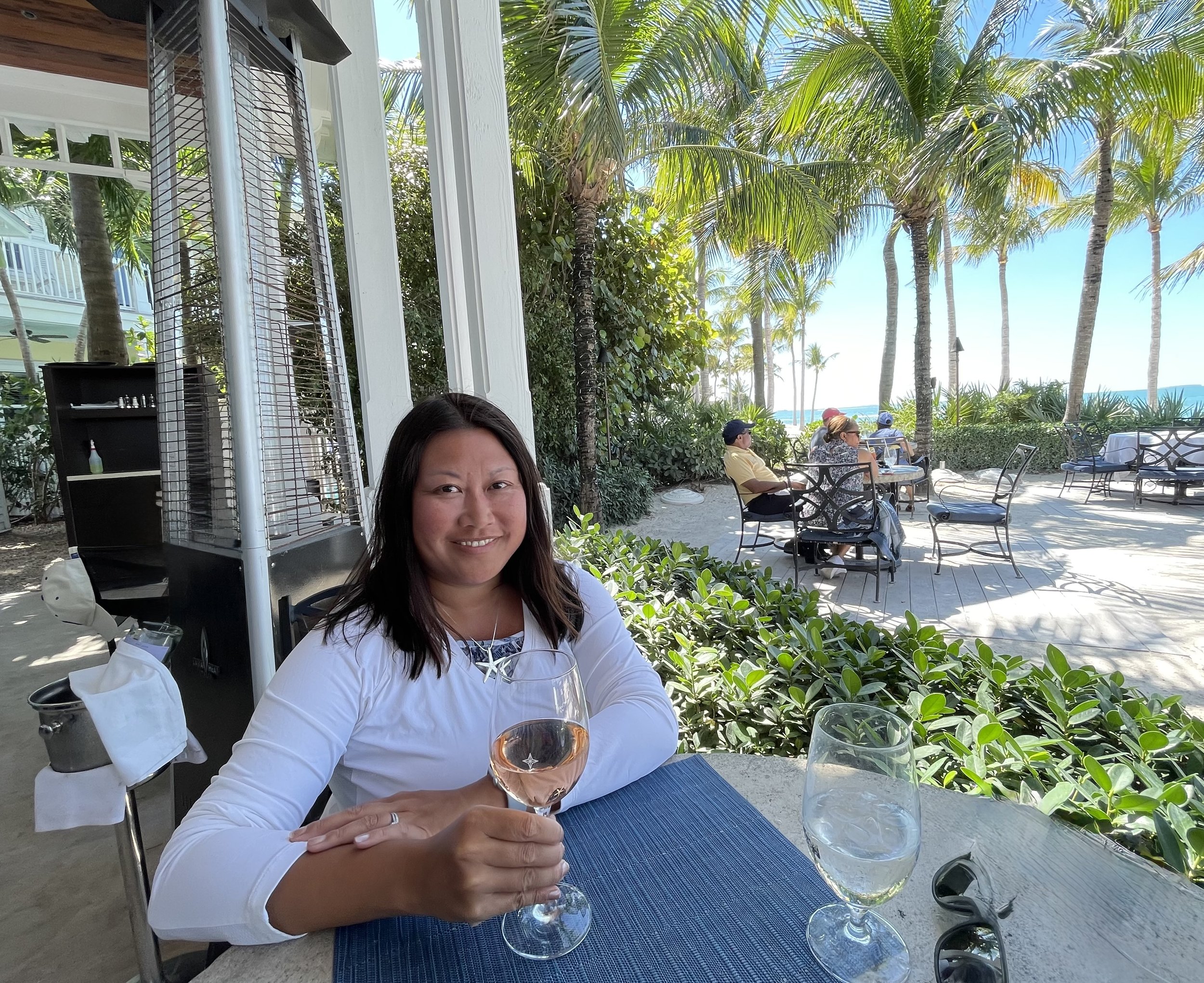 Rosé and Lunch, Latitudes, Sunset Key, Florida