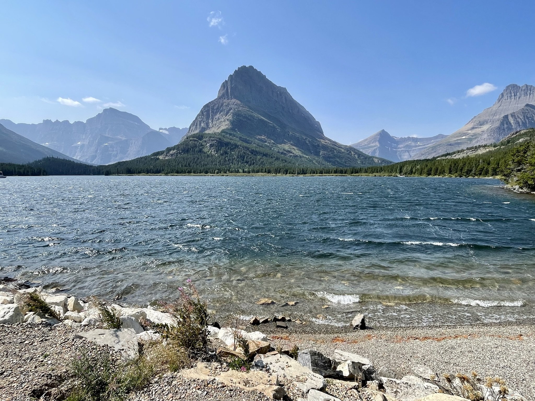 Grinnell Point, Swiftcurrent Lake, Glacier National Park, Montana