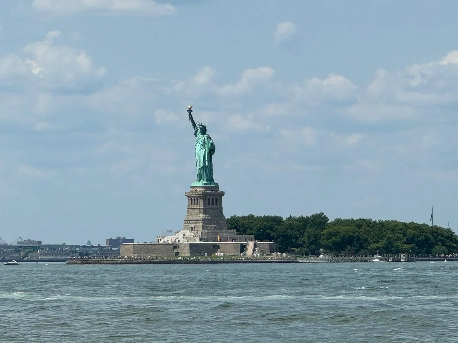 Statue of Liberty from Governor's Island, New York City, New York