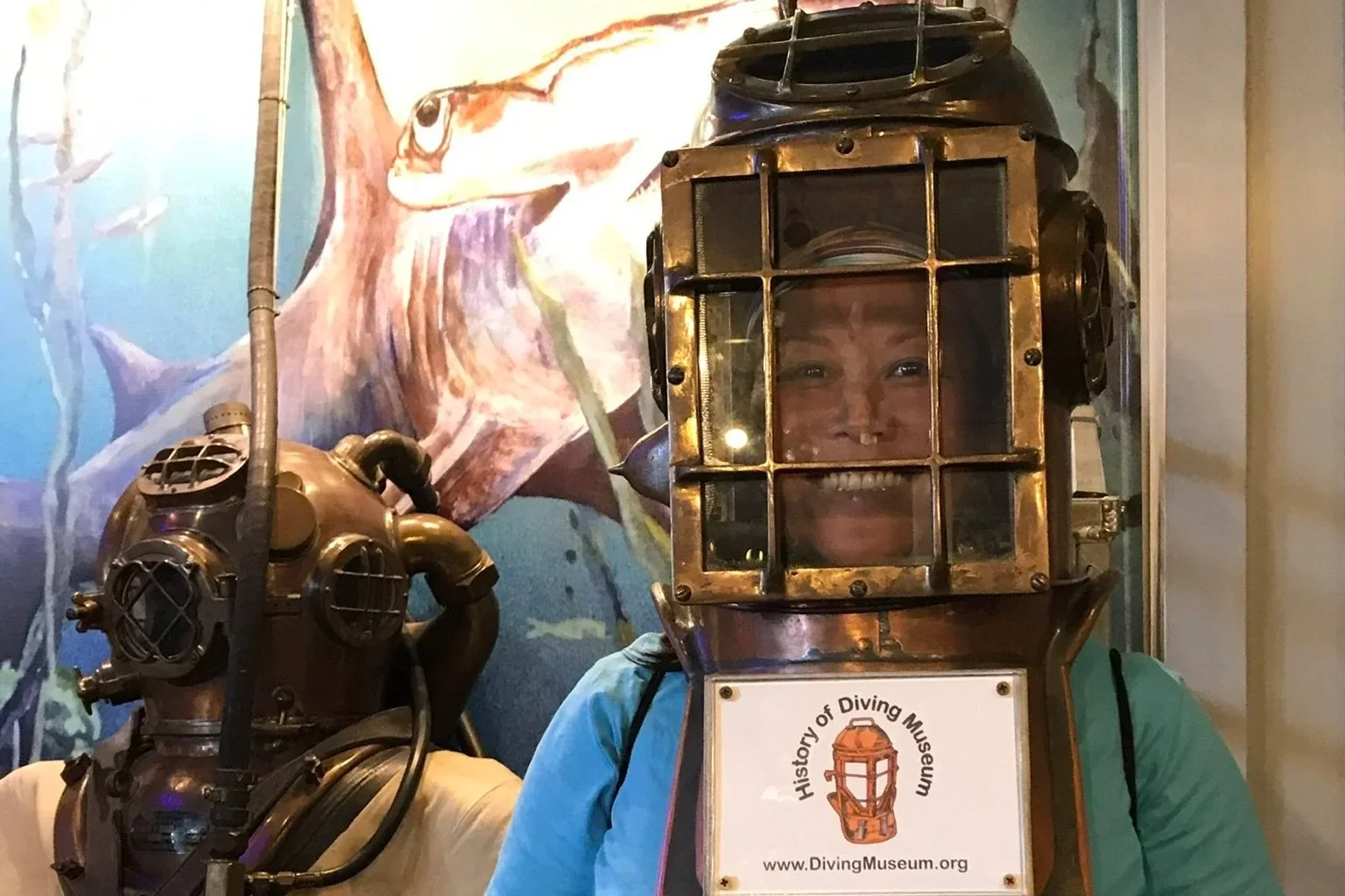 Diving Helmet Selfie Spot, History of Diving Museum, Islamorada, Florida