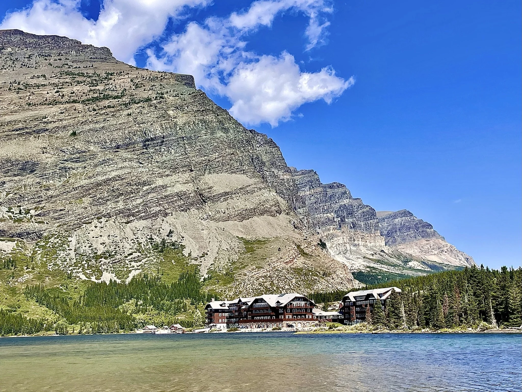 Many Glacier Hotel, Swiftcurrent Lake, Glacier National Park, Montana