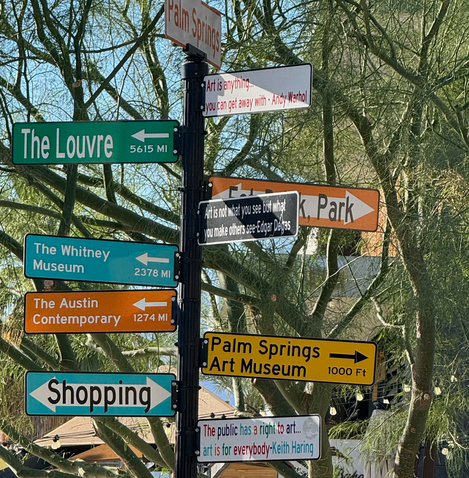 Signpost, Palm Spring, CA