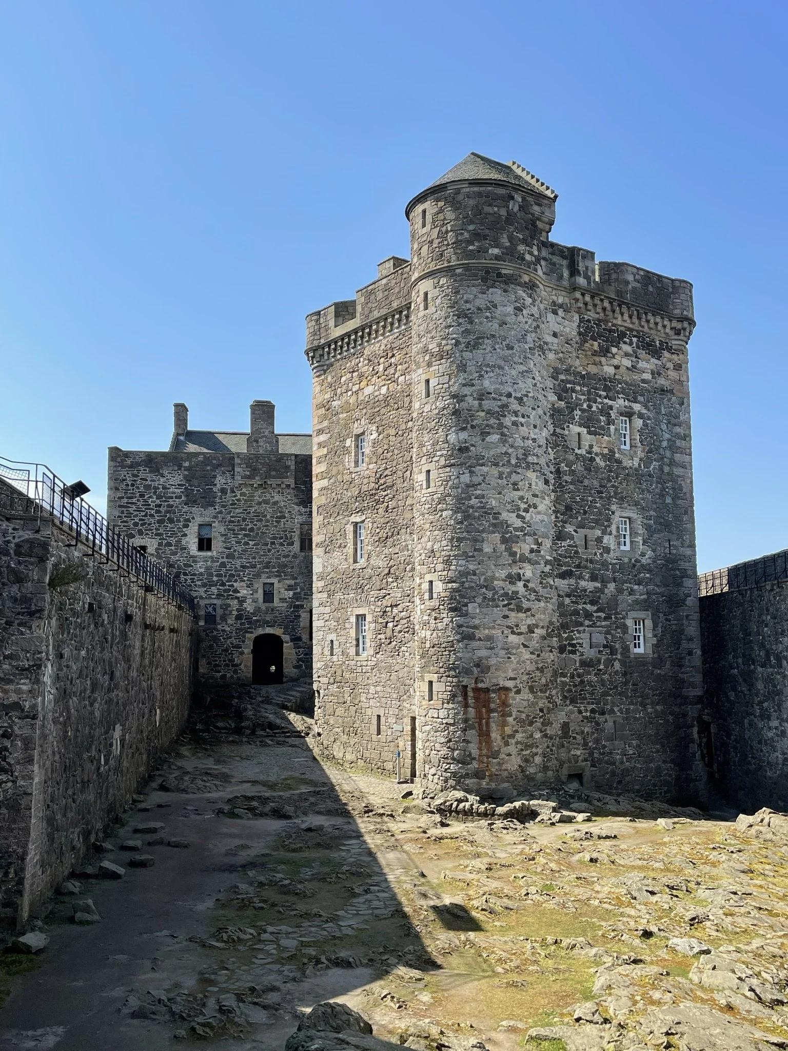 Interior Courtyard of Blackness Castle
