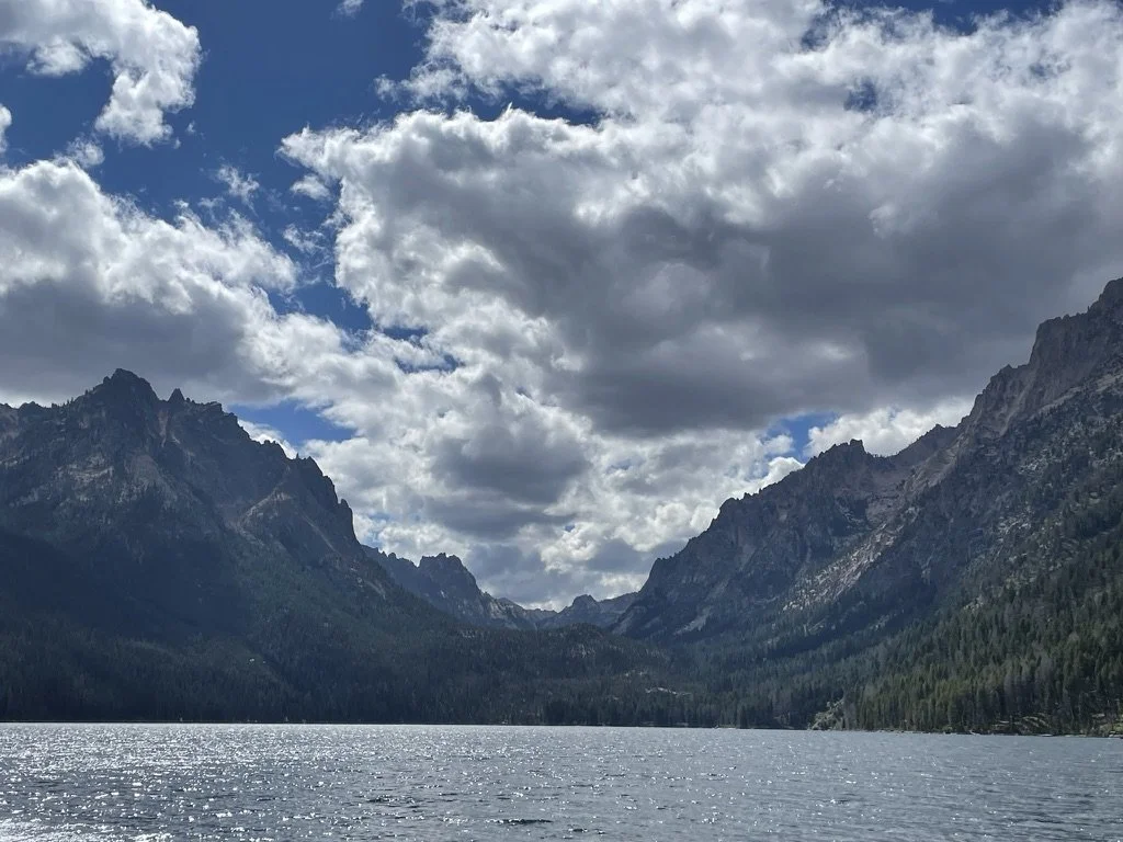 Sawtooth Mountains from Redfish Lake