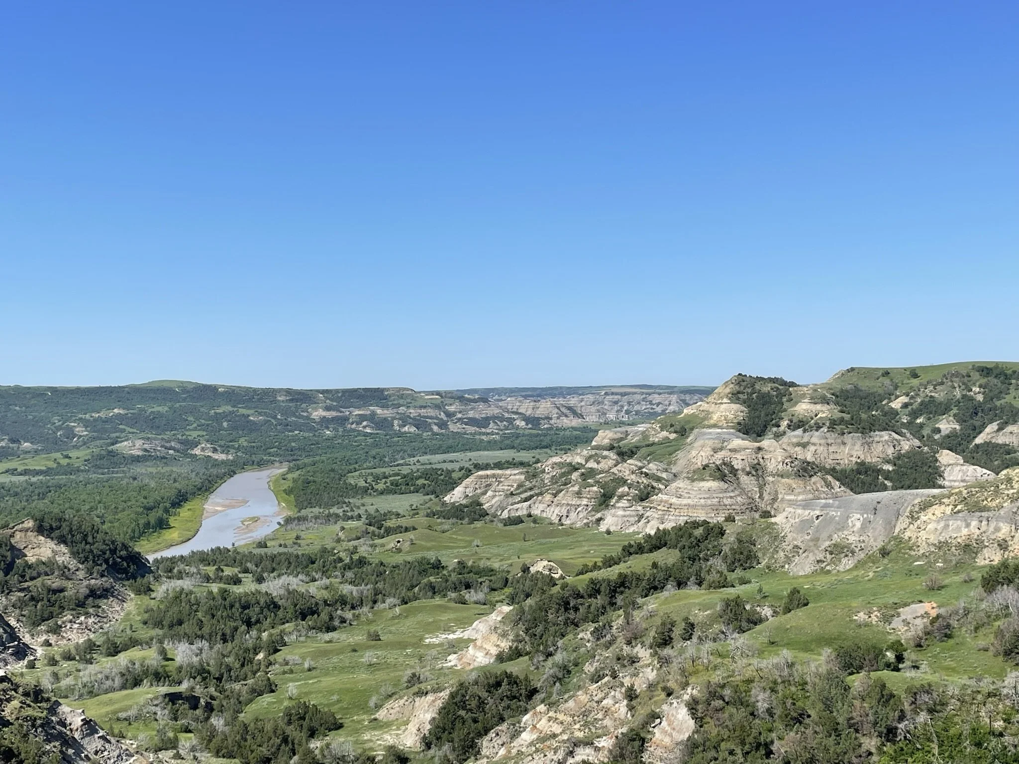 River Bend Overlook, North Unit, Theodore Roosevelt National Park, North Dakota