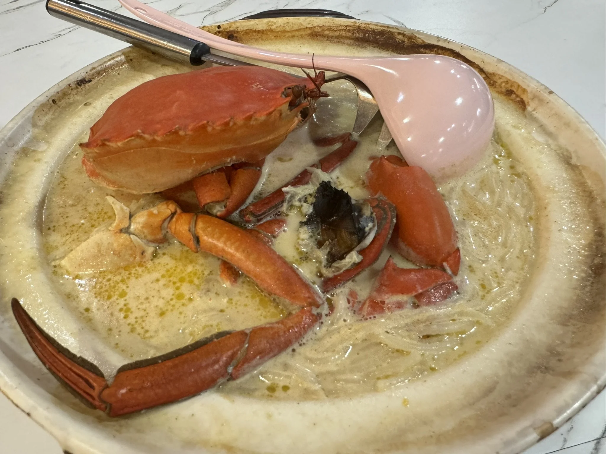 Claypot Crab Bee Hoon, Melben Seafood, Singapore