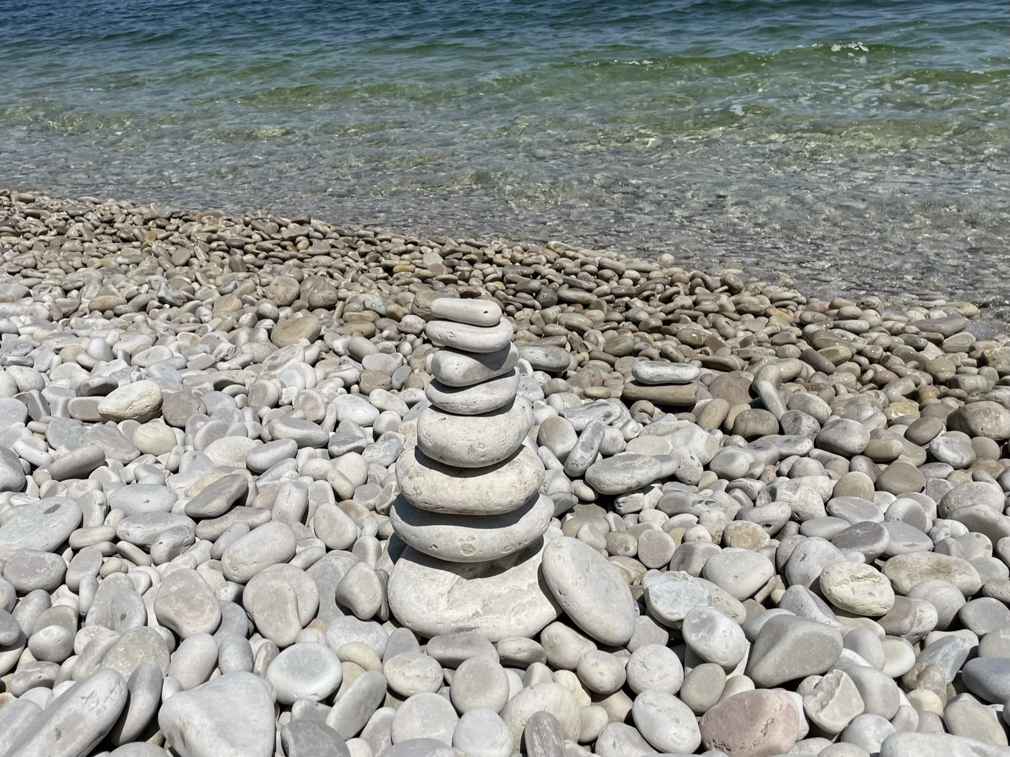 School Beach on Washington Island