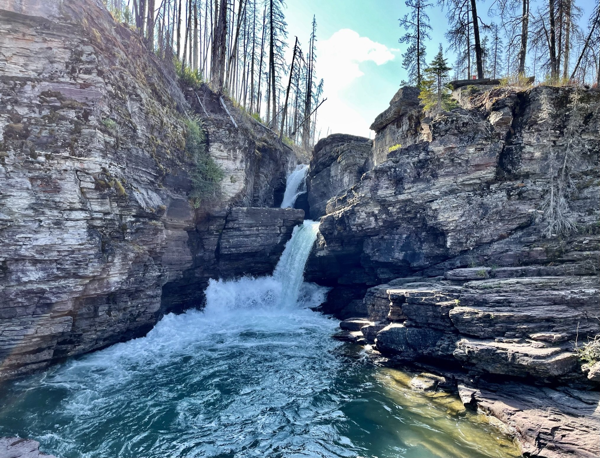 St. Mary Falls, Glacier National Park, Montana