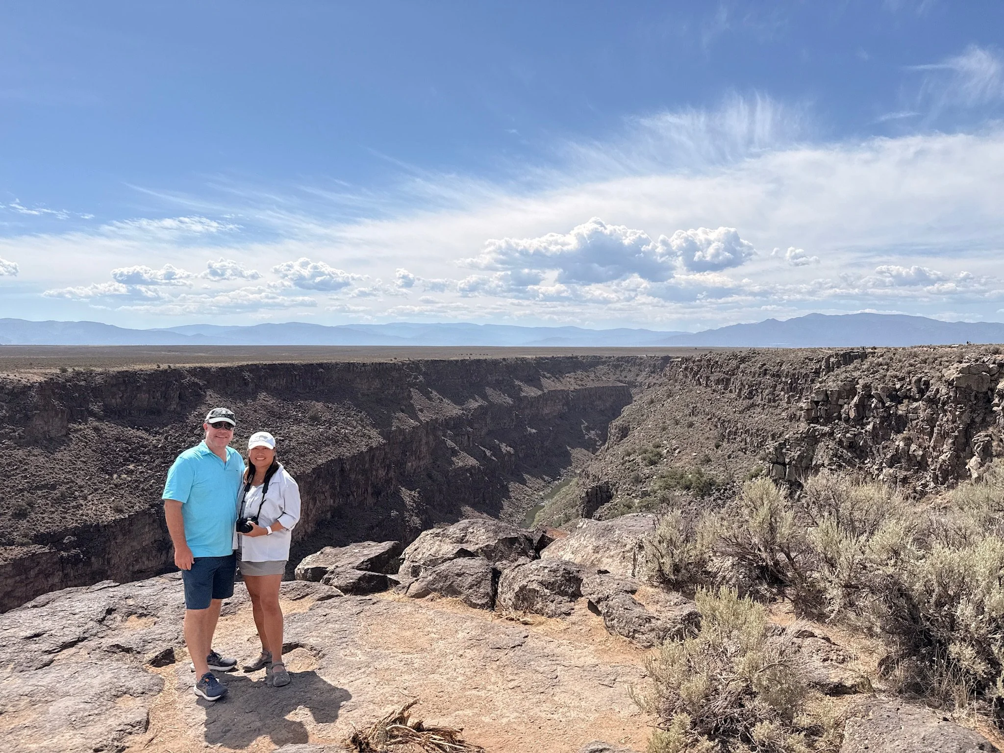 Back on the Road, Rio Grande Overlook, New Mexico