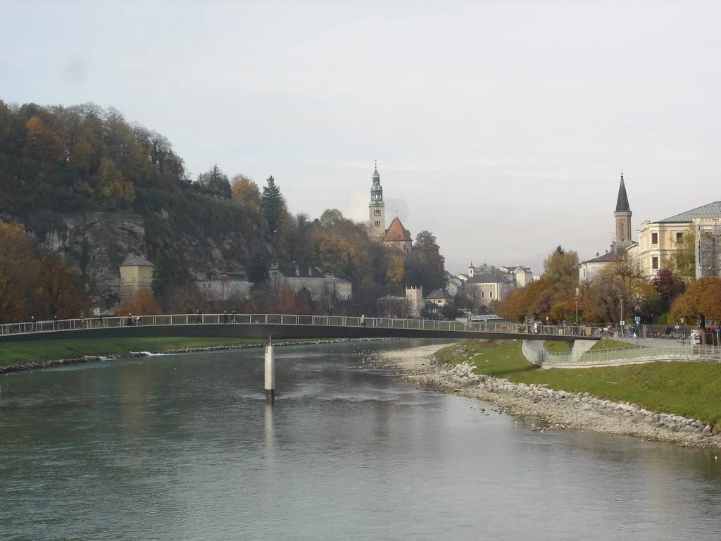 Salzach River in Salzburg