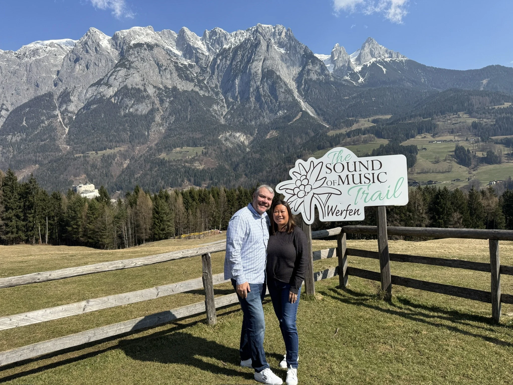 The Sound of Music Trail in Werfen, Austria