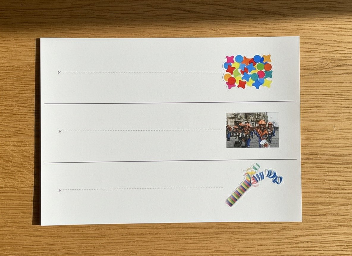 Fasnacht | Schneiden lernen | ab 4 Jahren | Montessori inspiriert