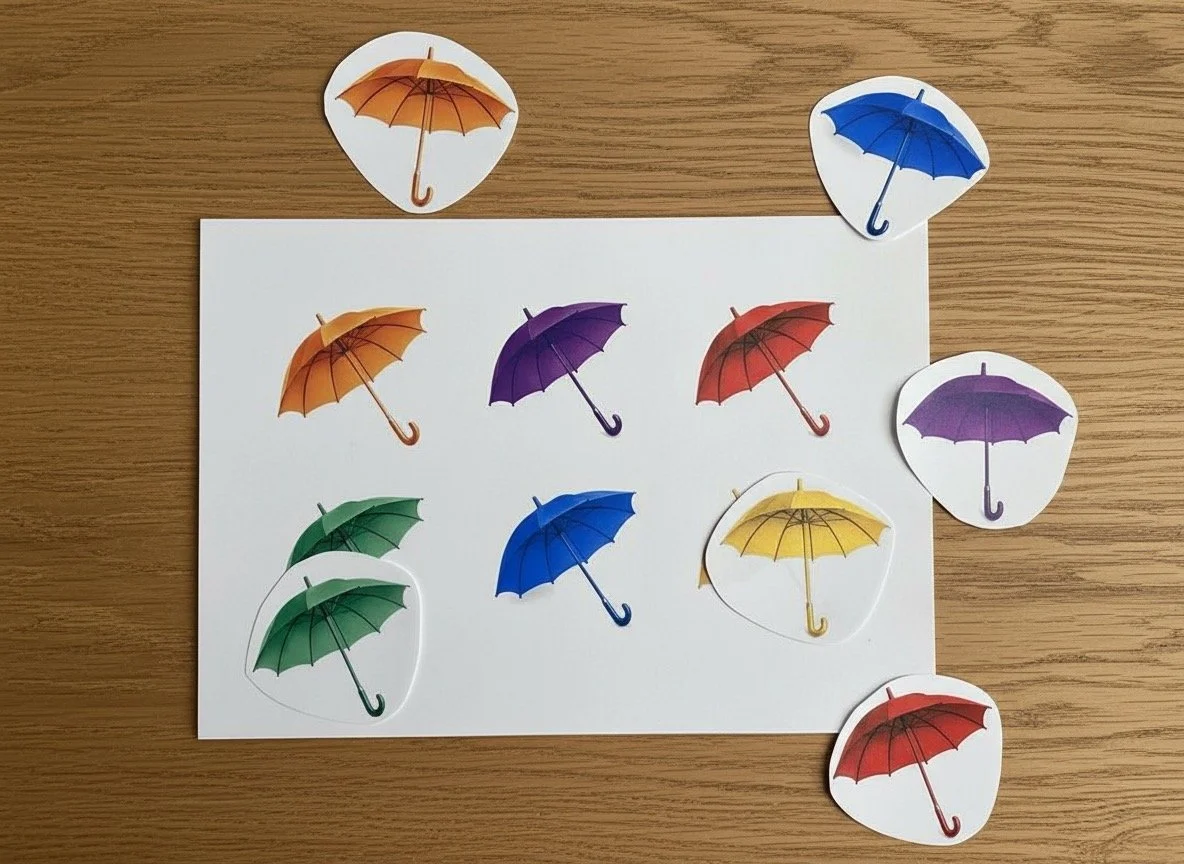 Frühling | Spiegelbilder finden | ab 2 Jahren | Montessori inspiriert