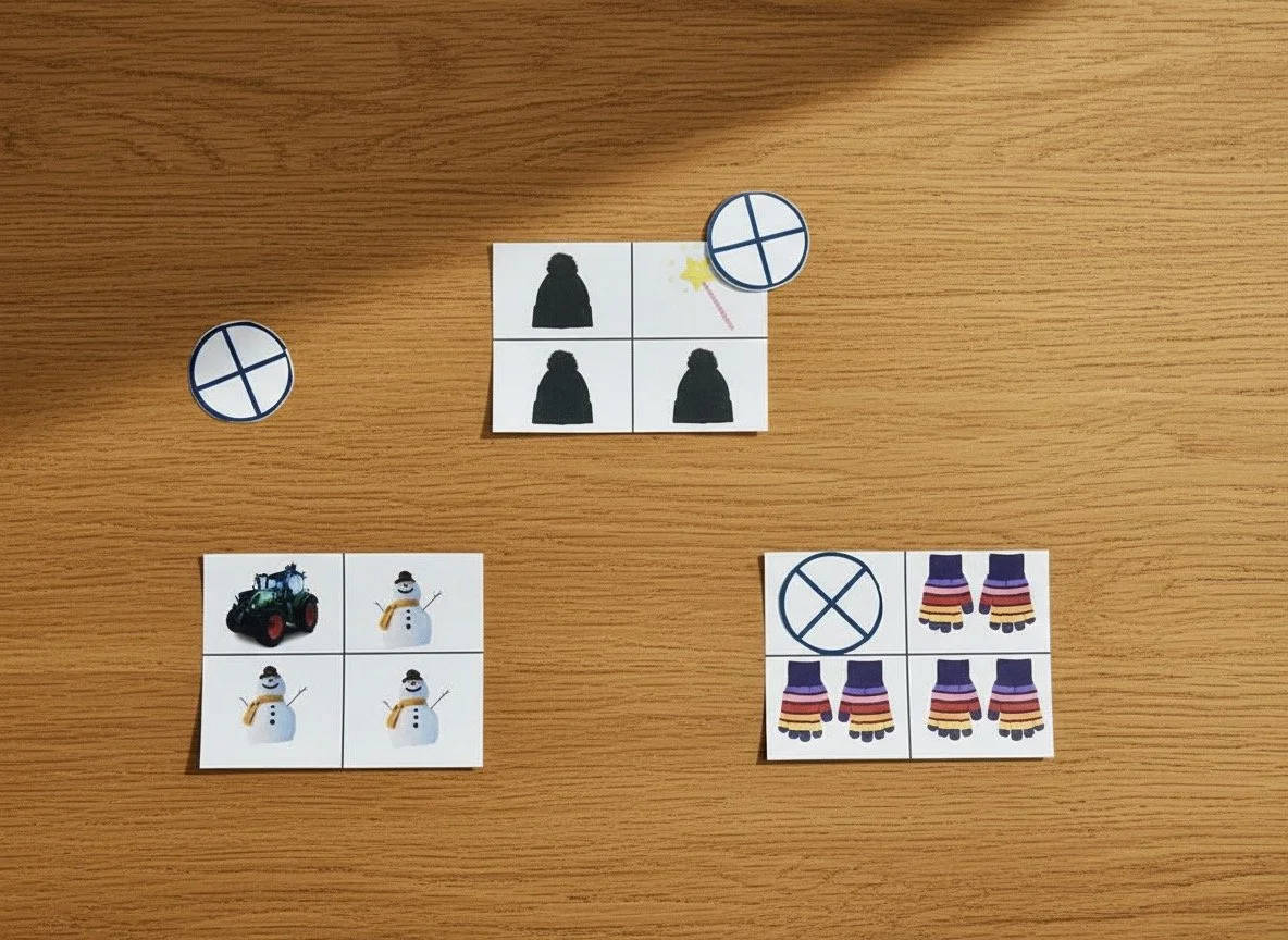 Winter | Was passt nicht dazu | ab 2 Jahren | Montessori inspiriert