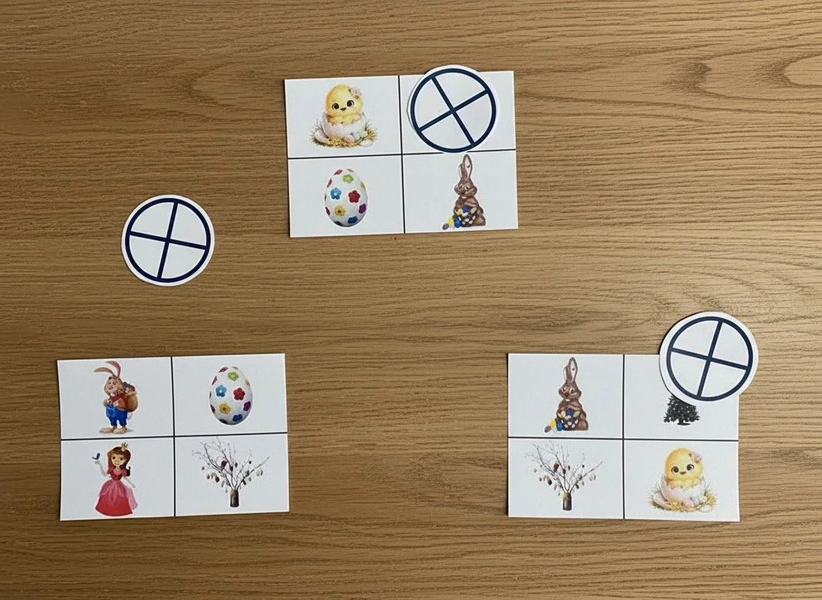 Ostern | Was passt nicht? | ab 3 Jahren | Montessori inspiriert