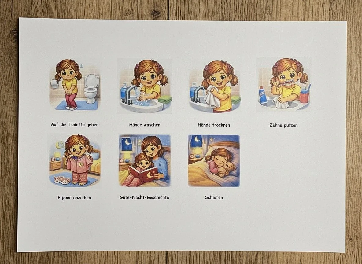 Abendritual Mädchen