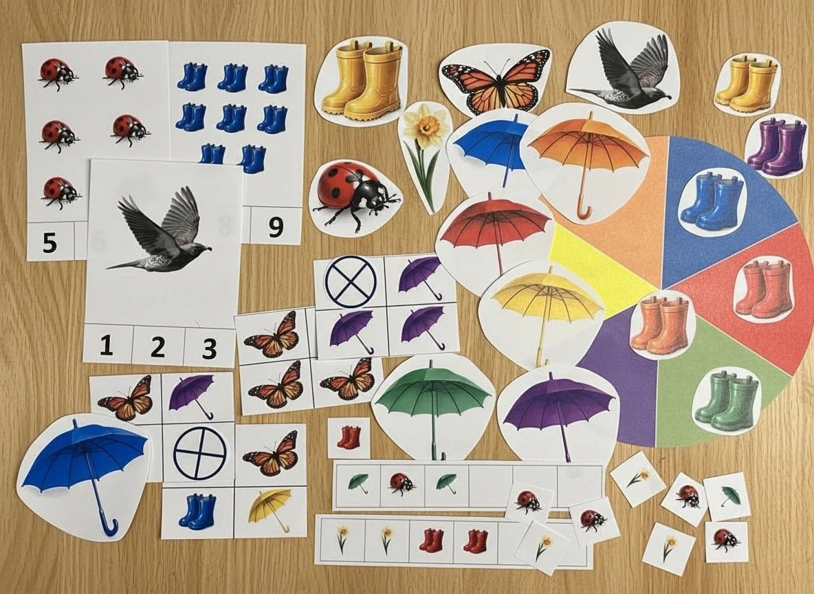 Smart Kids Schweiz. Schneidvorlagen von Montessori inspiriert